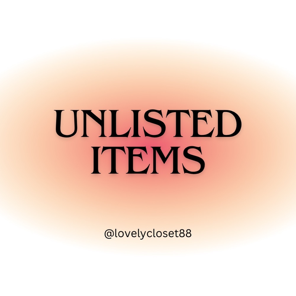 unlisted items!! 🧡